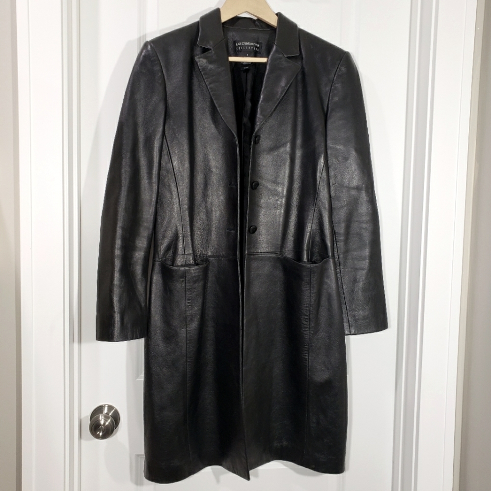 Vintage Liz Claiborne Collection size 8 100% lambskin jacket